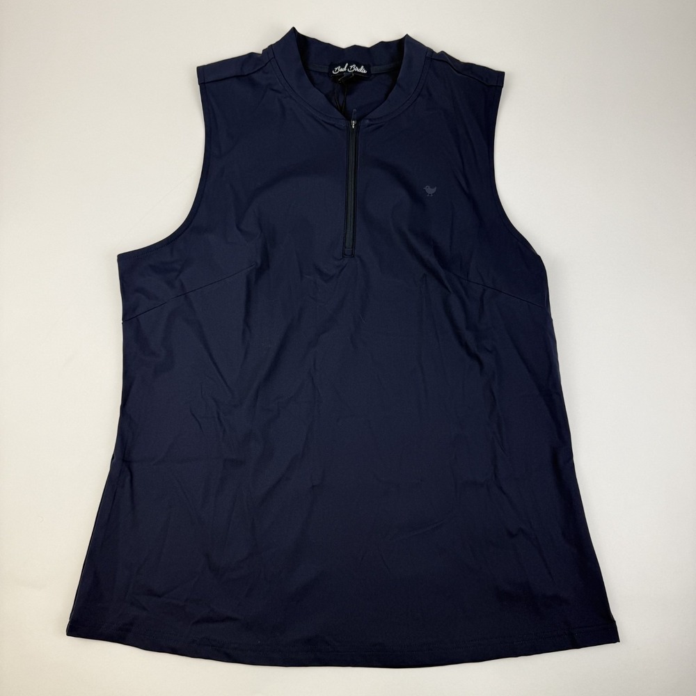 New Womens Bad Birdie Blade Sleeveless Navy Casual Golf Vest Size XLarge NWT
